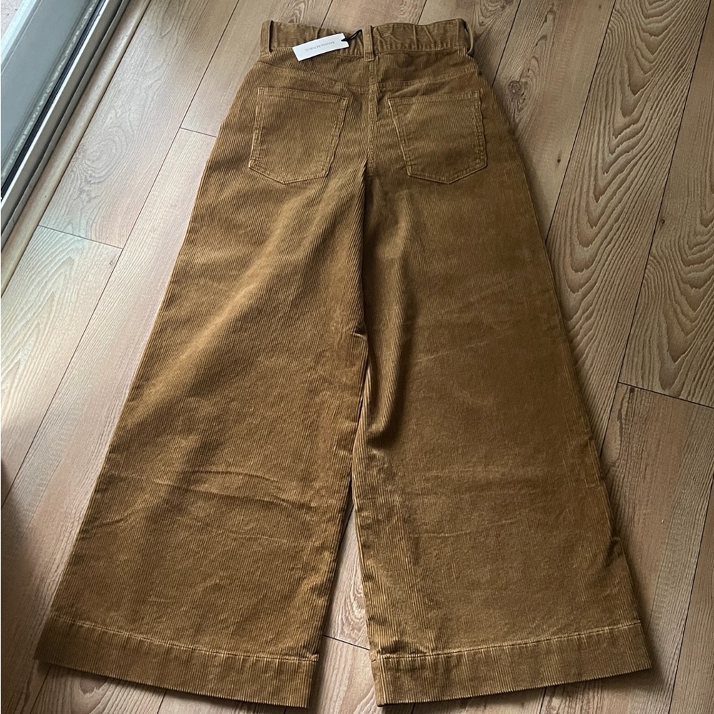 Banana Republic Wide Leg Corduroy Pants sz 0 - Picture 15 of 15